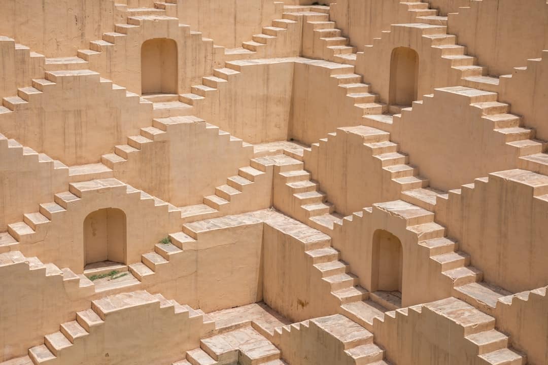 Indian stepwell architecture and traditional water management in India