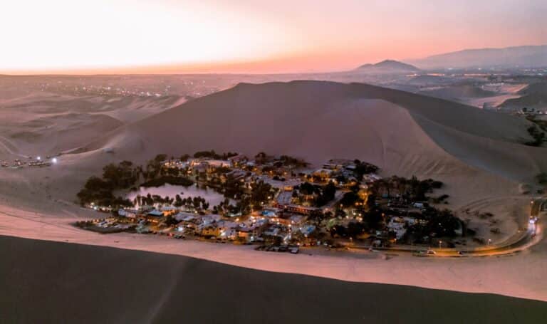 Peruvian desert landscape