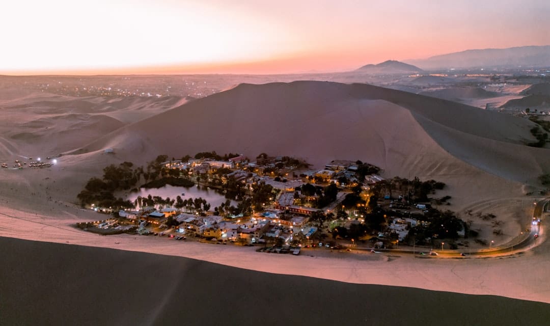 Peruvian desert landscape