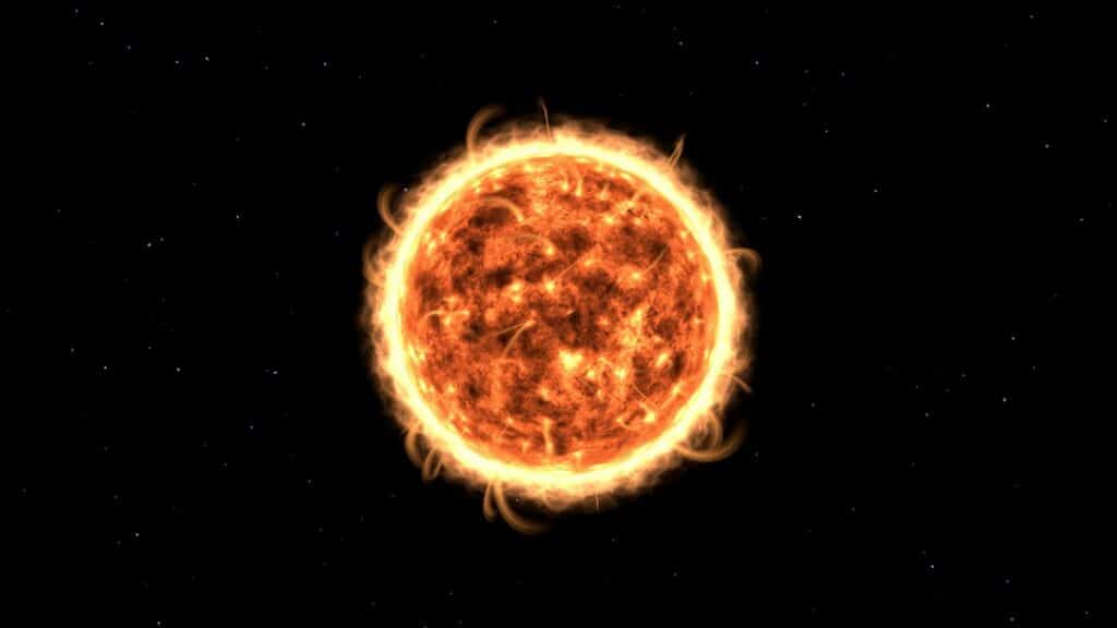 Solar flare visualization