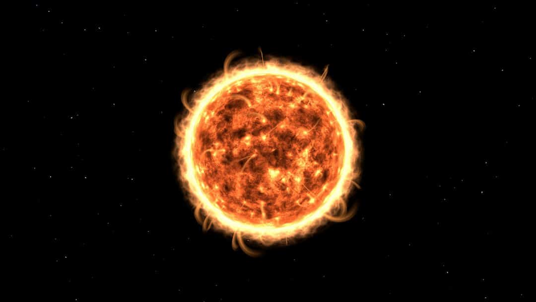 Solar flare visualization