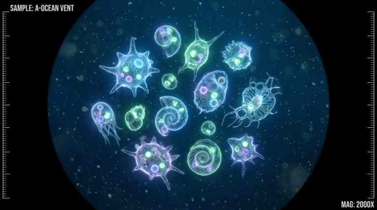 Possible microbial life in an alien ocean