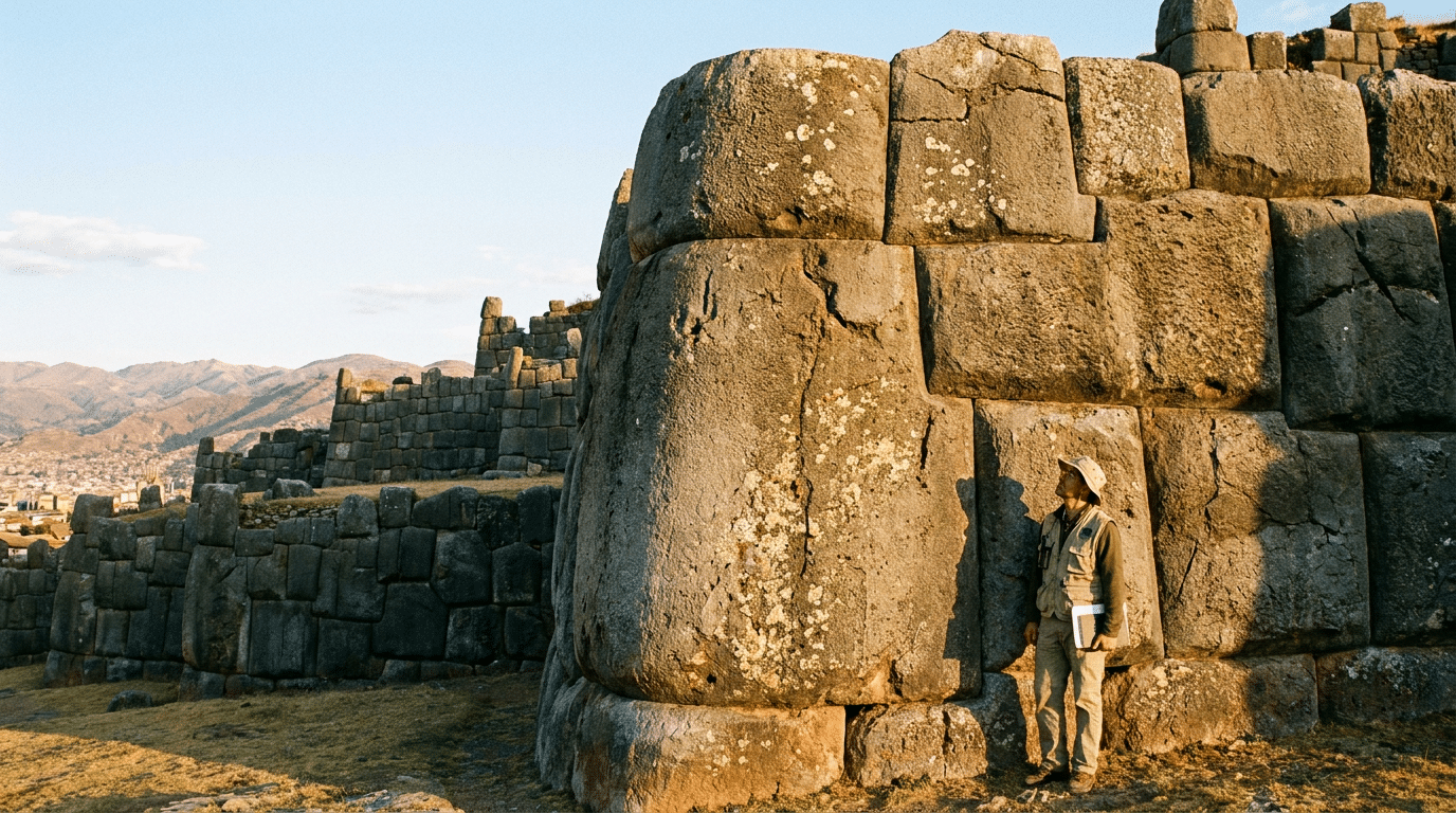 Ancient megalithic stones and prehistoric architecture