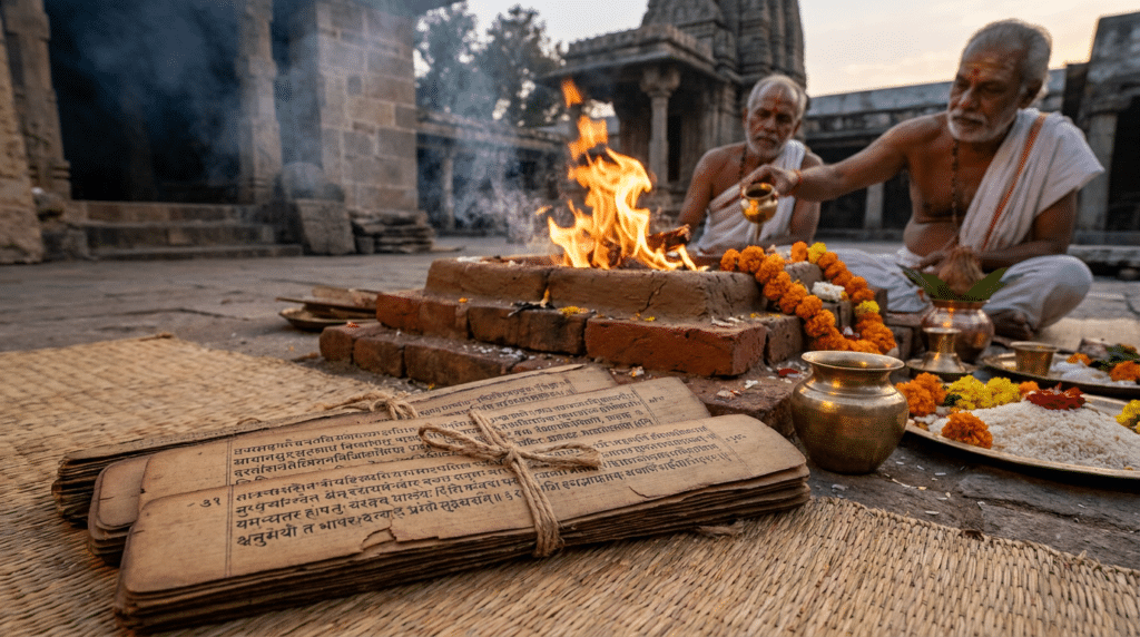 Ancient Vedic texts and sacred Indian knowledge